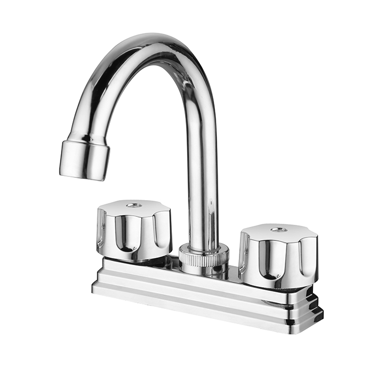 Sanipro 4 Inches Double Handles Wash Basin Faucet