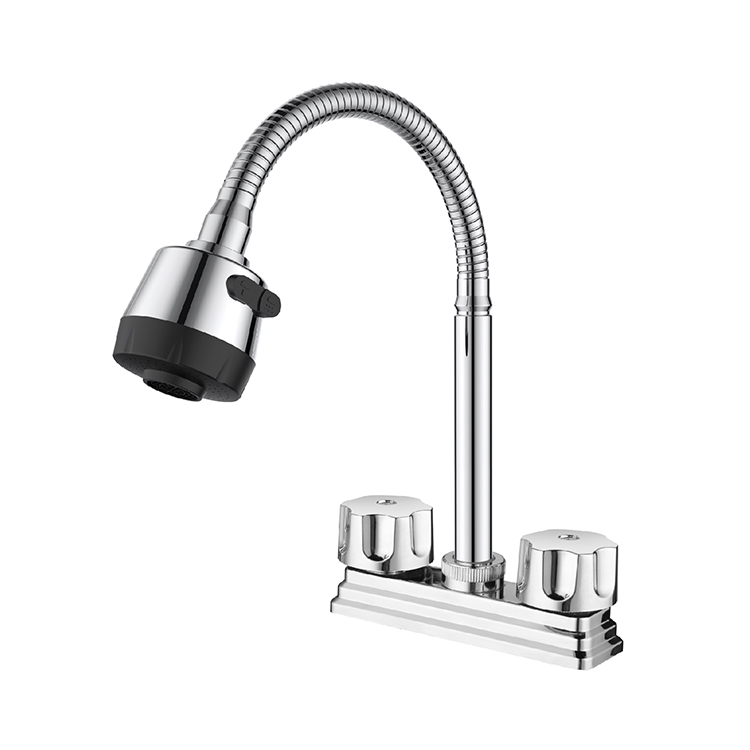 Sanipro Plastic Basin Faucet with Pull Out Shower Head